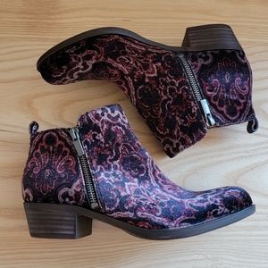 Velvet Paisley Lucky Brand booties